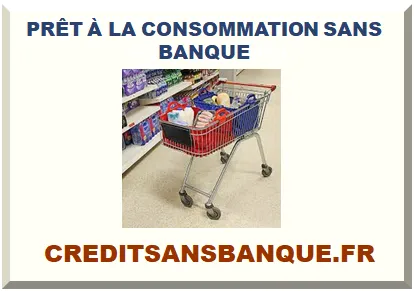 PRÊT À LA CONSOMMATION SANS BANQUE